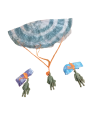 Hand Throwing Mini Play Soldier Parachute Toys For Kids Outdoor Fun Sports Children's Educational Parachute Game | parachute foji | foji | fojji | flying | toy | fojji | arm man flying | parachutte | parachuta |adventure flying. 