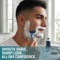 𝐖𝐁𝐌 Ultra Shaving Razor For Men with 5 Super Blades | Replaceable & Flexible Upto 45 Degree with Extra Refill Blade (Any Random Color). 