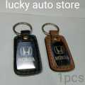 HONDA LEATHER KEYCHAIN FOR CAR AND BIKE 1 PCS. 