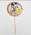 MICKEY MOUSE CUPCAKE TOPPER PACK OF 10 CUPCAKE TOPPERS. 