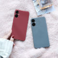 Tokifu For Tecno Camon 19 Neo Back Cover Matte Simple Solid Color Soft Silicone TPU Case. 