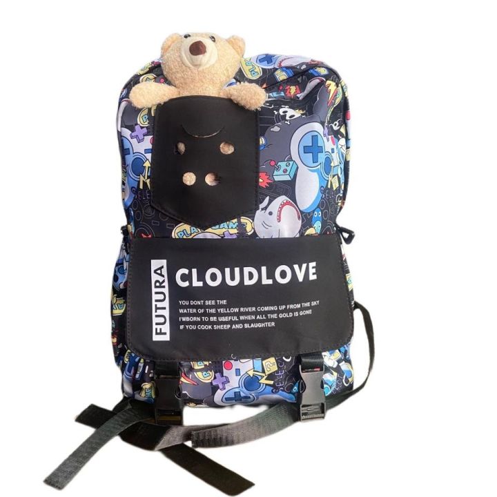 Cute Teddy Bear School Bag for Girls And Boys | Uni Sex bag |Large capacity bag for school going students | Bag for kids