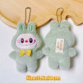 Labubu The Monsters Plush Stuffed Doll Keychain Cartoon Backpack Pendant Keyring SUPER BABY. 