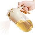 2-in-1 Glass Oil Sprayer and Dispenser, Oil Spray Bottle for Cooking, Oil Dispenser for Kitchen, Oil Bottle Dispenser Spray for Cooking, Air Fryer, BBQ etc, 580ML.. 
