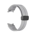 Silicone Watch Strap for Samsung Watch 5 4 44mm 40mm Strap for Samsung Watch 5 Pro 45mm Magnetic Buckle Bands for Samsung Galaxy Watch 4 40mm 44mm / 4 Classic 42mm 46mm Band Magnetic Clasp. 