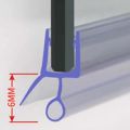 2pcs 50cm 6/8/10/12mm Shower Screen Seal Strip Frameless Glass Door Bottom Waterproof Seal Glue-free Bathroom Hardware. 