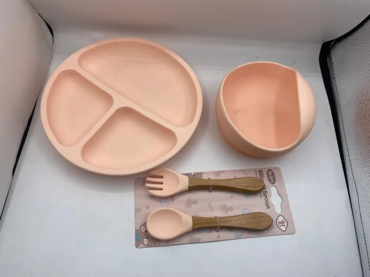 100%25%20Silicone%20Baby%20Feeding%20Set%204%20in%201,%20Silicone%20Divided%20Suction%20Plate,%20Led%20Weaning%20Set,%20Plates%20And%20Utensils%20Set,%20Tableware,%20Plate%20And%20Spoon,%20Halloween%20And%20Thanksgiving%20Gifts%20,%204%20Pcs%20-%20BPA%20Free%20-%20Image%202