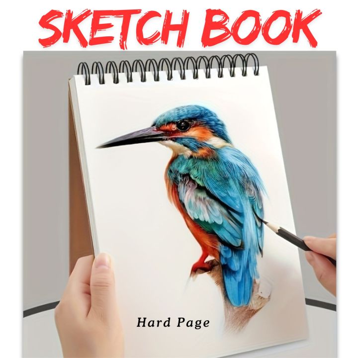 Sketch%20Book%20-%20A4%20&%20A3%20Size%20-%20220g%20Thick%20&%20Hard%20Canvas%20Page%20-%20For%20Acrylic%20&%20Watercolour%20For%20Professional%20Artist%20-%20Image%202