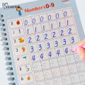 2022 Magic Writing Paste 3D Copybook For Calligraphy Numbers 0-100 Handwriting Textbook Learning Math Book Writing For Kids Toys. 