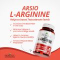 Herbiotics Arsio (L-Arginine 400mg) I Energy, Blood Flow & Men’s Health | Supplement. 