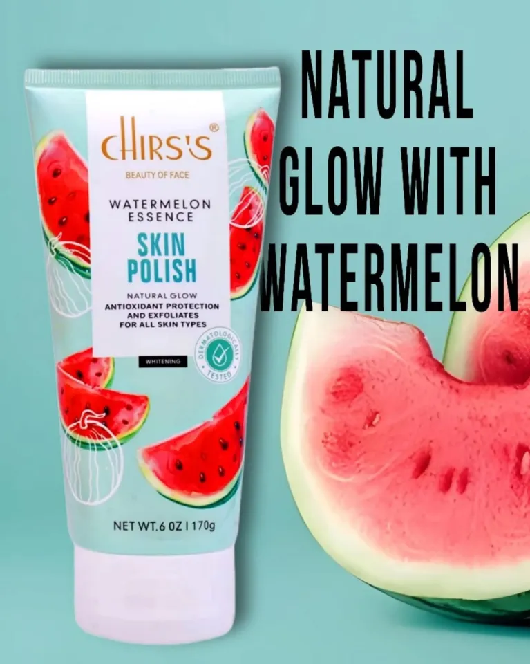 Chriss Skin Polish Gentle Exfoliation Watermelon Essence Whitening 170g