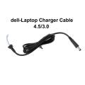 New Del slim pin Laptop Charger Cable DC For XPS Series connector sizw 4.5 * 3.0 mm. 