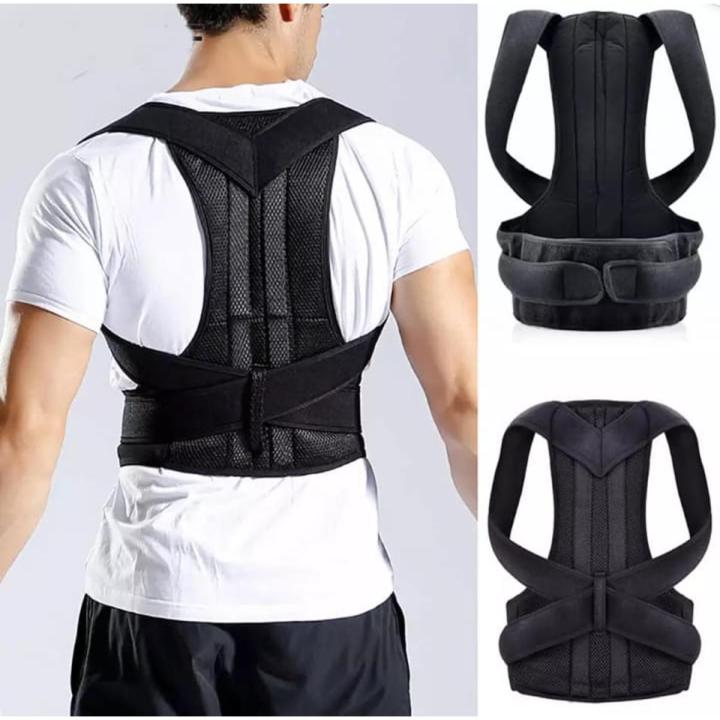 Adjustable Magnetic Therapy Posture Corrector Brace Shoulder Back Support Belt for Male Female Braces and Supports Belt Daraz.pk