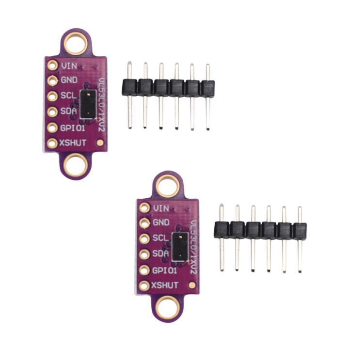 ZOROOM 2X VL53L0X Time-Of-Flight Distance Sensor GY-VL53L0XV2 Module for Arduino
