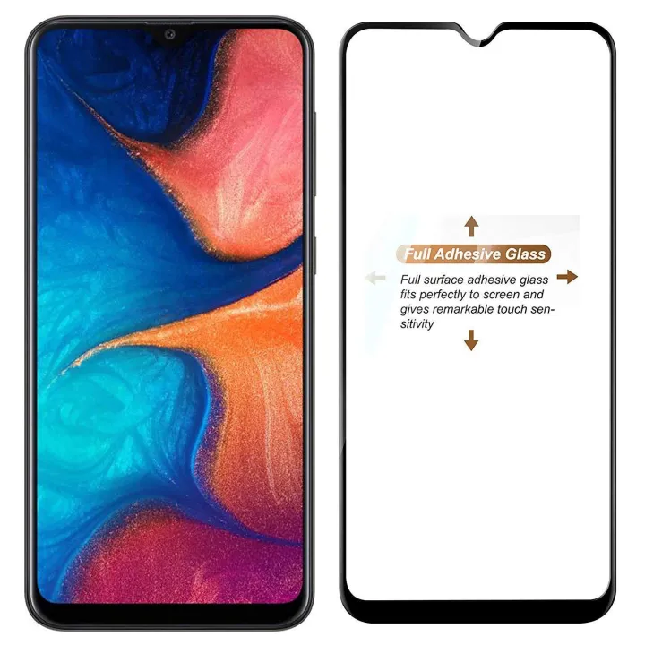 Samsung%20Galaxy%20A20%20Full%20Black%209D5D6D10D11D21D%20Tempered%20Glass%20Screen%20Protector%20Full%20Glue%20Edge%20To%20Edge%20For%20Samsung%20Galaxy%20A20%20-%20Image%206