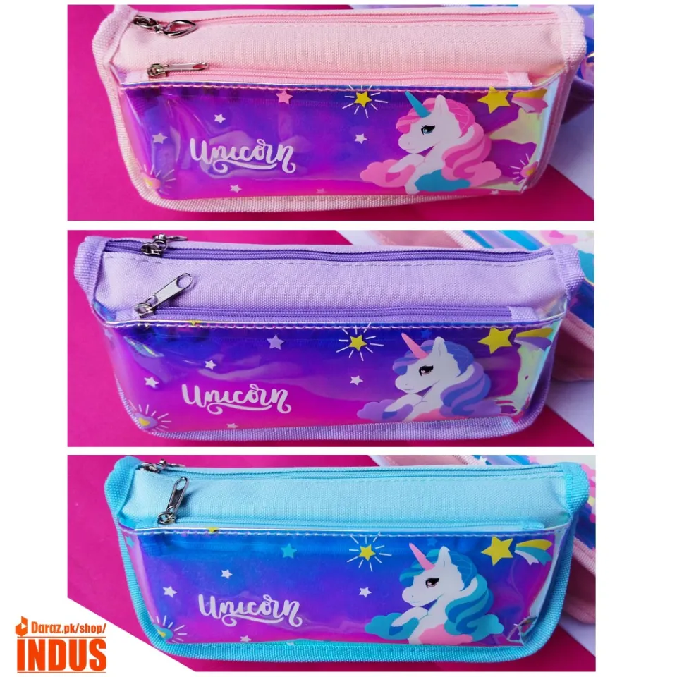 Unicorn Geometry Zipper Pouch Multifunctional Kids Unicorn