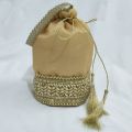 Designer Traditional Hand potli clutch/ fancy embroidery bag/ bridal bag/ clutch bag for wedding/ handmade bags/ best gift for women. 
