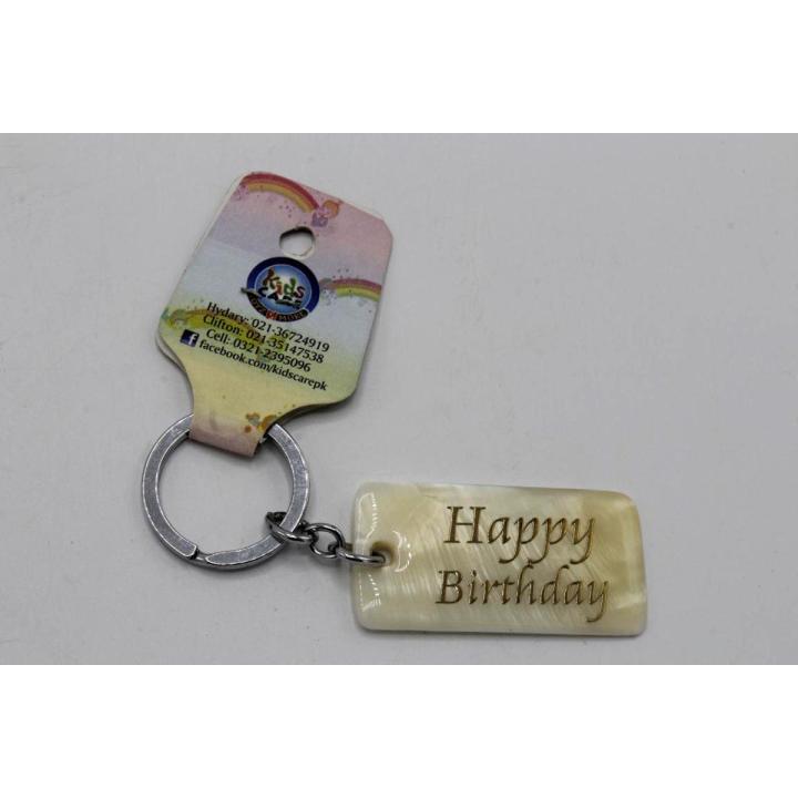 Happy Birthday Keychain