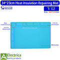 MECHANIC MC V42 Non-Slip Silicone Soldering Mat 13*9 inch ESD 500℃ Heat-Resistant S-120 Silicone Repairing Pad For Mobile Repairing Mat Cell Phone Repair Tool by Electrica. 