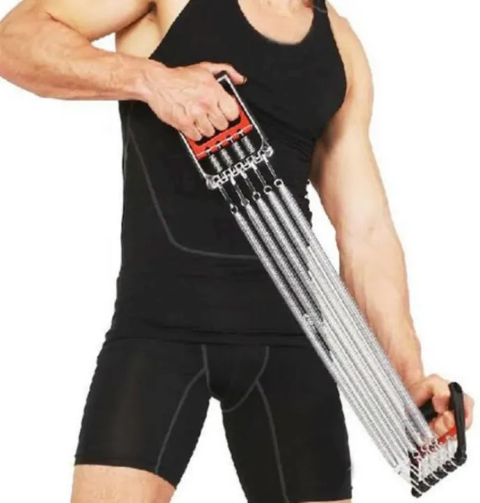 Adjustable 5-Spring Chest Expander – Upper Body Fitness Trainer for ...