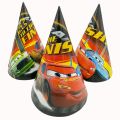 CARS THEME BIRTHDAY PARTY CAPS - PACK OF 10 CARS CAPS - CARS THEME CAPS. 