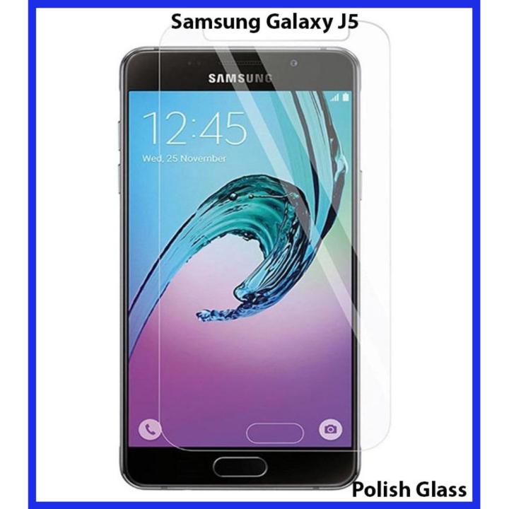 Samsung Galaxy J5 Front Screen Protector - Tempered Glass