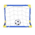 Folding Mini Football Soccer Goal Post Net Set with mp Kids Sport Indoor Outdoor Games s Child Birthday Gift Plastic. 