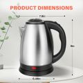 Electric Kettle 1.8 Litre Stainless Steel 220V Electric Water Kettles 1500W Power 360 Degree Rotating Base Kettle. 