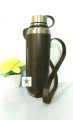 Large Capacity 1500ml SUS304 Stainless Steel Water Bottle Insulated Thermos Hot & Cold Vacuum Flask with Leather Cover. 