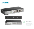D-LINK 16-Port Gigabit  Desktop Switch DGS-1016P. 