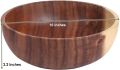 Wooden Bowl made from durable Acacia Wood, multiple uses including salad bowl dry fruit bowl, home and kitchen decor. 