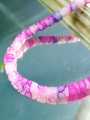 1 Strand Craft Beads | Multicolor Flat Round Tube Beads Strand for Craft & Jewelry Making DIY | Boho Style Loose Beads. 