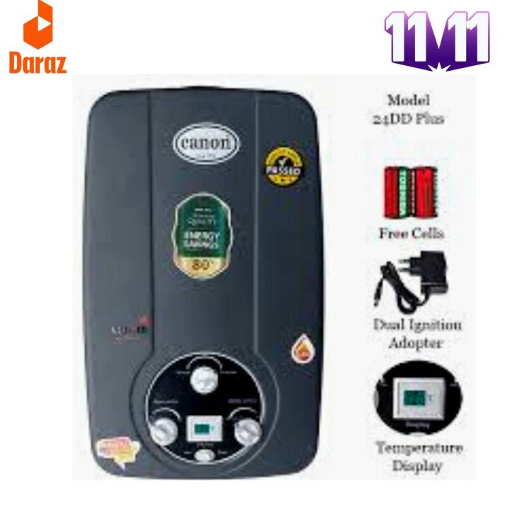 CANON Instant Geyser 8-10 Liter Natural Gas& LPG Water Heater 18-DD  ( official CANON )