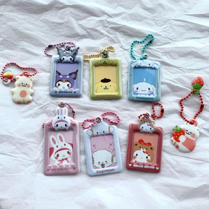 New [Happier]Hot ale Kawaii 1 Inch Photo Card et Pendant Idol Photocard Holder Kpop ID Card Protective Cae Girl Bu Card leeve chool tationery