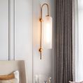 Luxe Wall Lamp - Modern Unique Decorative Indoors Bedrooms Wall Mounted Premium Quality Luxury Fancy Styled Restaurant Office Lawns Decoration Brass Body Multi Purpose Bedside Decor Wall Light. 