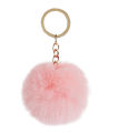 Fluffy Fur Keychain Soft Faux Fur Ball Car Keyring Pompom Key Chains Key holder Women Bag Pendant Jewelry Gifts. 