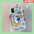 JIUMOO For Samsung A71 Case Cartoon Donald Duck Shockproof Transparent Phone Cases New Design Little Monster Camera Lens Protective Cover Soft Silicone Clear Case. 