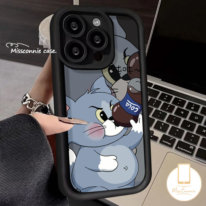 For VIVO Y17s Y12 Y15 Y11 Y30 Y27 Y17 Y27s Y16 Y35 Y20s Y02 Y21 Y20 Y50 Y22 Y12i Y31 Y36 Y22s Y21s Y91C Y12s Y20i Y33 Y15A Y91 Drinking Coca Cola Little Fatty Dun Tom and Jerry Couples Case