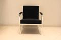 Stainless Steel Formal Chair Black. 