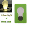 Portable Ultra-thin Mini LED Wallet Pocket Credit Card Size Lamp Night Light. 