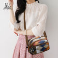 LouisWill Women's Bag Shoulder Bag Cross-body Messenger Bohemian Style Splicing Contrast Design Multi Layer Pocket Large Capacity Retro Printing Adjustable Shoulder Straps Zipper Inner Pocket. 