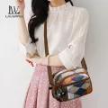 LouisWill Women's Bag Shoulder Bag Cross-body Messenger Bohemian Style Splicing Contrast Design Multi Layer Pocket Large Capacity Retro Printing Adjustable Shoulder Straps Zipper Inner Pocket. 