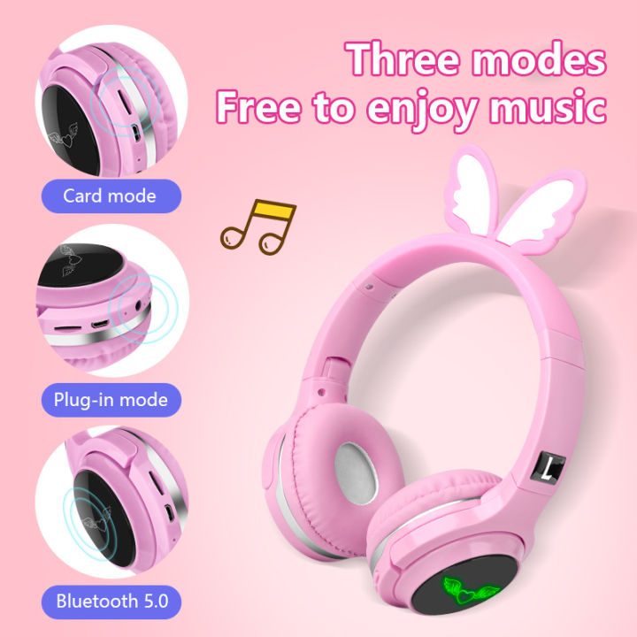 Angel%20Wings%20TWS%20Wireless%20Bluetooth%205.0%20Headset%20With%20Volume%20Limiter%20Function%20Stereo%20Channel%20And%20Bilateral%20Stereo%20Built%20In%20Micphone%20-%20Image%206