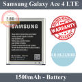 Samsung Galaxy Ace 4 Battery EB-BG313BBE Replacement Premium Quality 1500mAh For Samsung Galaxy Ace 4. 
