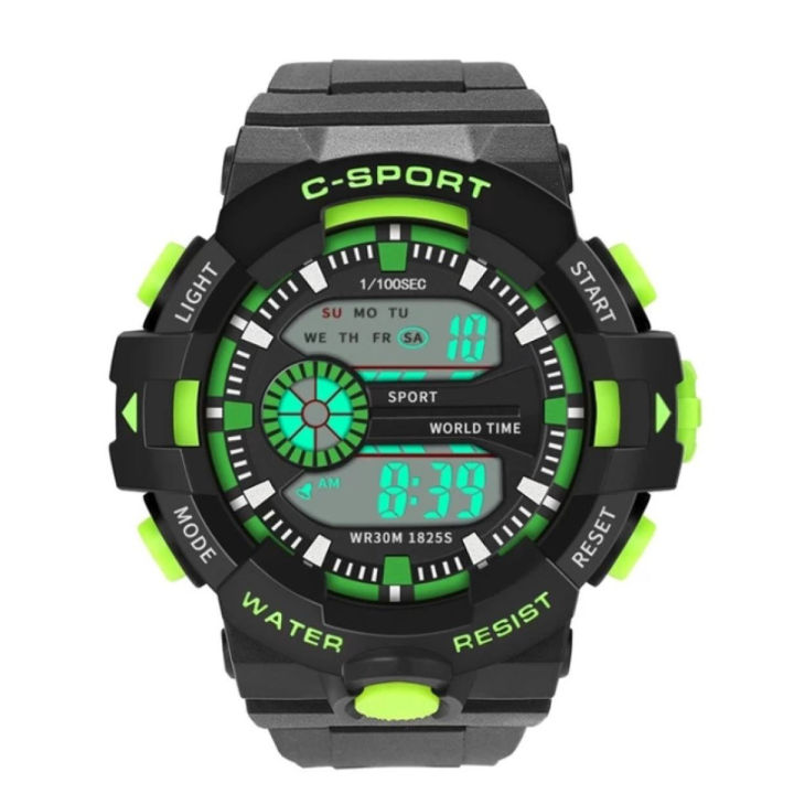 Men Watch Military Water Resistant Sports Watch Army Led Digital Stop Watches for Male, Wrist Watch for Boys(Random Color)