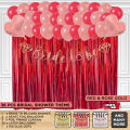 Bride To Be Card Banner Theme Collection Set, Bride Shower, Latex Balloons, Foil Curtain Backdrops, Heart Foil Balloons, Glue Dots Easy to Decorate Set for Bridal Shower Banners Themes For Friend OR Sister Team Bride Brides Maids Miss To Mrs Lkq47nWf. 