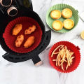 Air Fryer Silicone Griddle Reusable Pot Easy Clean Round/Rectangular Liner Ninja Griddle Pizza Plate Grill Mat Air Fryer Accessories Fryer Silicone Pot Basket Liner Non-Stick Oven Baking Tray. 