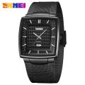 SKMEI Men Quartz Watch Stainless Steel Watch Band Fashion Simple Business Style With luminous For Men 9133. 