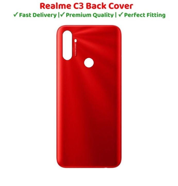 Realme C3 Back Battery Cover Rear Door Housing Case , Back Panel for Realme C3