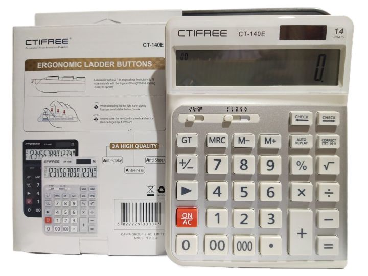 CTIFREE Desktop Calculator CT-140E